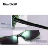 Sunglasses Polarized Transparent Frame Men Fashion Male Eyewear Sun Glasses Travel Fishing Oculos Shades