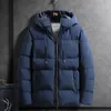 Mens Giubbotti Giacca invernale Uomo Parka Addensare Cappotto caldo Con cappuccio Solid Parka Moda Streetwear Plus Size M4xl 231118