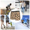 Sous-vêtements léopard peau d'animal simulation coton culotte sous-vêtements pour hommes ventiler shorts boxer slips