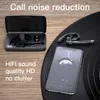 Cep Telefonu Kulaklıklar Bluetooth Kulaklıklar 5.1 Kulaklık Stereo Handfree Gürültü Engelleme Kablosuz iş kulaklığı HD MIC ile tüm akıllı telefonlar için 230419