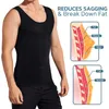 Herrspårar cgtfy gynecomastia compress tank top män bantning body shaper väst atletisk för bodybuilding man komprimering skjorta 230419