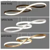 Ceiling Lights Modern minimalist white Led chandelier ceiling chandelier Nordic living room dining room study lighting decorative lamps Q231120