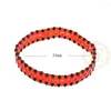 Braccialetto di gioielli di moda Strand One con cavo elastico giapponese Miyuki Tila perline di vetro - 54mm (BE173)
