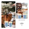 Wine Glasses 50 Pcs Disposable Cups Paper Coffee Ice Cream Good Looking Banquet Drinking Party Water