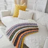 Stuhlhussen Winter Warm Sofa Split Couch Handtuch verdicken Plüsch Schnitt Schonbezüge Matte Sitzschutz Wohnzimmer Teppiche