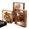 Quadros 4cm Deep Transparent Shadow Box Frames Bouquet Display Flor Flor Deep for Crafts 3D Picture Memorabilia Memory Memory Combattop 230420