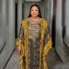 Artı boyutu elbiseler md hindi elbiseler kadınlar için Afrikalı tasarımcı artı boubou bahar şifon maxi robe düğün parti Müslüman Abayas 231118