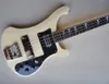 4 Strings Milk Yellow Electric Bass Guitar with Chrome Hardware Offer Logo/Color Customize