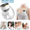 Breastpumps 1200mAh Electric Breast Pump Electric Milk Extractor Portable Hands-free Breast Pump Ultra-quiet with LED Screen Baby Accessorie Q231120