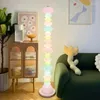 Lampy podłogowe GlowBule koralika lekkie cukierki szkła sypialnia kolor salonu dzieci dekoracja kawaii lampa dekoracyjna