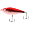 3,5 pouces 0,9 oz Jerkbait dur Suspende Swimbait No.4 Hooks triples d'eau douce d'eau de mer avec des yeux 3D pour l'abus de troute de pêche à la pêche de pêche à la pêche à la pêche à la pêche