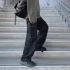 Men's Jeans Wide Leg Loose Straight Hip Hop Street Skateboard Neutral Cargo Denim Mens