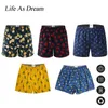 Underpants 3PCS Men Shorts Boxer Cotton Loose Multicolor Male Plain Underwear Homewear Plus Size Comfortable For Man 230419