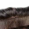 Chiusura con base in seta Capelli umani vergini brasiliani lisci serici Capelli umani non trattati al 100% Chiusura superiore in pizzo con capelli del bambino Similpelle 4x4 Chiusura superiore Bella Hair Goal