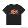 Tees tshirts lyxiga herrar designer modekläder v toppar ensam vår sommar ny amerikansk dollar big v tryck vänner lös rund nack bomull kort hylsa tshirt herr kvinnor u