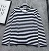 Men's Sweaters BILLIONAIRESIJITONGDA Sweater Wool 2024 Winter Warm Stripe Round Neck Knitting Knitwear Elastic Big Size S-XL