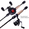 Cannes à pêche en bateau Carbone télescopique UL Rod pole 1 8m 2g 7g Ultralight Portable Travel Spinning Casting avec sac pour truite brochet 231120