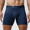 Shorts pour hommes Boxer pour hommes Sports Sans couture Allonger Bulge Pouch Slip Gay Entraînement Fitness Mesh Sous-vêtements respirants Lingerie