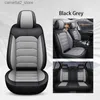 Capas de assento de carro Capas de assento de carro de couro universal de cinco lugares para Benz Todos os modelos Classe E GLK GLC S600 400 SL W212 W211 SLK Acessórios automotivos Q231120