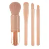 Makeup Brushes 4 In 1 Travel Cosmetic Adjustable Eye Shadow Lip Gloss Convenient Tools With Lady Portable Set Beauty Foundation