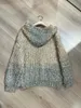 Maglioni da donna Italia BC Autunno Cardigan con cappuccio in mohair Maglia a maniche lunghe da donna Maglione con paillettes scintillanti Donna Casual Loose Fit Top 231118