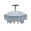 Brosse à cheveux HEETA soins du cuir chevelu brosses à cheveux avec masseur de cuir chevelu en Silicone souple Logo d'impression personnalisable U0426