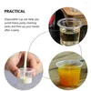 Disposable Cups Straws Condiments Mini Tasting 20ml S For 200pcs Glass Plastic Samples Clear Small Drinking