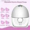 Breastpumps Wearable Electric Breast Pump Baby Milk Collector Portable Baby Milk Extractor Breast Feeding ER976 Q231120