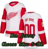 Maglie da hockey Detroit Red Wing 71 Dylan Larkin 57 David Perron 27 Michael Rasmussen 52 Jonatan Berggren 2 Olli Maatta 8 Ben Chiarot 24 Pius