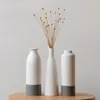 Vases Dried Flower Small Fresh Ceramics European-style Decoration Living Room Full Of Stars Arrangement White Art Simple