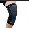 膝パッド1PC圧縮ブレースワークアウトジョイント痛みのためのサポートバイキングバスケットボールニットスリーブ