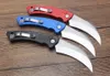 High End 132 MT AUTO Taktisches Karambit-Klauenmesser D2-Stahl Satinklinge Klinge CNC 6061-T6 Aluminiumgriff mit Einzelhandelsverpackung