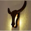 Lampada da parete in legno retrò per camera da letto cucina ristorante applique industriali loft decorazioni per la casa paralume in legno luci di mucca1