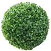 Decorative Flowers Artificial Plants Grass Balls Boxwood Green Leaf Party Supplies Plastic Simulation