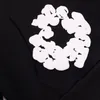 디자이너 패션 후드 티 바지 트랙복 남자 여자 팬츠 캐주얼 까마귀 남자 여자 클래식 블랙 흰색 옷 스웨트 셔츠