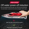 Electric/RC Boats 2.4G HJ808 RC High Speed Boat 25km/h Racing Speedboat Waterproof Dual Motor Low Power Alarm Remote Control Boat Toys for boys 230420