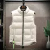 Men's Vests Men's Down Vest Winter Warm White Duck Down Puffy Padded Waistcoat Fashionable Windproof Thick Jacket Outwear Male Clothes 231120