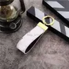 Ręcznie robione breloki projektant smyczy męskie metalowa klamra klęska skórzana torba na klucz klucz