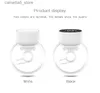Breastpumps Electric Breast Pump Pregnant Wearable Hand Free Breast Cup Breast Feeding Baby Milk Collector Rechargeable ER1027 Q231120