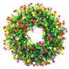 Fleurs décoratives 45 cm guirlandes pendentifs muraux porte artificielle pendaison guirlande goutte ornements cadeaux de vacances décor à la maison pour intérieur extérieur