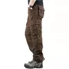 Pantalon pour hommes Multi Pocket Cargo Casual Outdoor Wear Loose Straight Leg 8 Bag Band Wild 4 ans