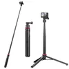 Tripods Ulanzi Go Hızlı II II 1.4m GOPRO KAHRAMAN İÇİN EXTBLITBLE TRIPOD 111098765 Insta360 Manyetik Hızlı Serbest Bırakma Tripod Aksesuarları 230419