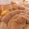 Morbido set di biancheria da letto in peluche caldo a quattro pezzi King Queen Size Copripiumino di lusso Federa Piumino Trapunte da letto di marca Forniture Chicruc8Custodia per telefono trasparente