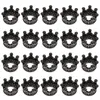 Wall Clocks 20 Pcs Crown Ornament Exquisite Cooper Decors Jewelry Zircon Decorations Practical Adornments Copper