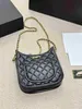 7A حقيبة تسوق البقر عالية الجودة من مصمم التسوق الفاخرة حقيبة Women Chain Crossbody أكياس الإبط الأزياء حقيبة يد حقيبة يد سوداء