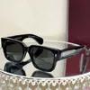 J M Solglasögon för kvinnor Handgjorda Chunky Plate Frame Foldbara Glasögon Lyxkvalitet Designer Solglasögon Saccoche Trapstar Original Box ITL1
