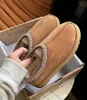 Tasman Slippers Chestnut Fur Slides Sheepskin Shearling Tazz Classic Mules Men Men Ultra Mini Platform Boot Boot Slip-On Shoes Suede Comfort Uggsity Slippers 6235ESC