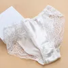 Dames slipje kwaliteit slipje 100% mulberry zijden vrouwen pure zijden kant sexy lingeries m/l/xl/xxl gratis verzending 230420