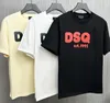 Heren T-Shirts DSQ GOYAR Tees Vrouwen Designer depts T-shirts katoen Tops Casual Luxe Kleding Straat Shorts Mouw Grote maat 3XL A2