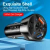 Snabb snabb laddning PD USB C Car Charger PD20W Auto Power Adapter för iPad iPhone 13 14 15 Pro Max Samsung S23 S24 Android Phone GPS PC